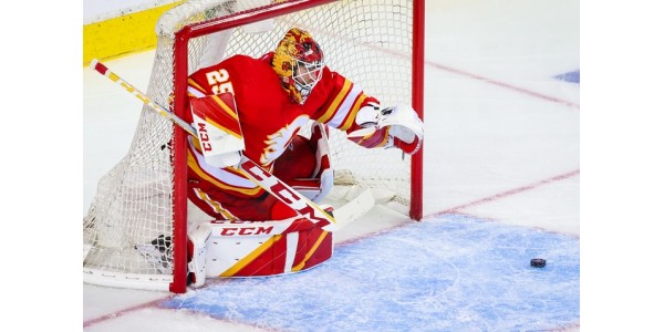 Die Calgary Flames geben dem Torwart Jacob Markström eine Chance, in der letzten Saison zu spielen